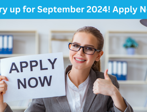 Hurry up for September 2024! Apply Now!!